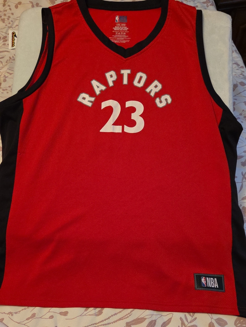 NBA Raptors Red Basketball Jersey - #23
